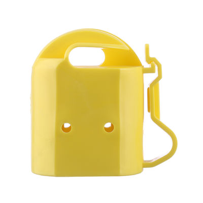पीई प्लास्टिक इलेक्ट्रिक बाड़ इंसुलेटर टी पोस्ट / वाई पोस्ट कैप टॉपर इंसुलेटर पीला रंग