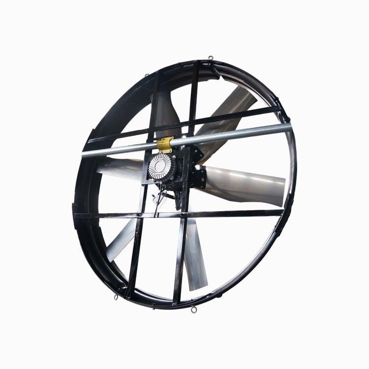 शक्ति 2000W औद्योगिक निकास पंखे IP55 सुरक्षा स्तर 60mm पाइप स्थापना 345r/min घूर्णन गति