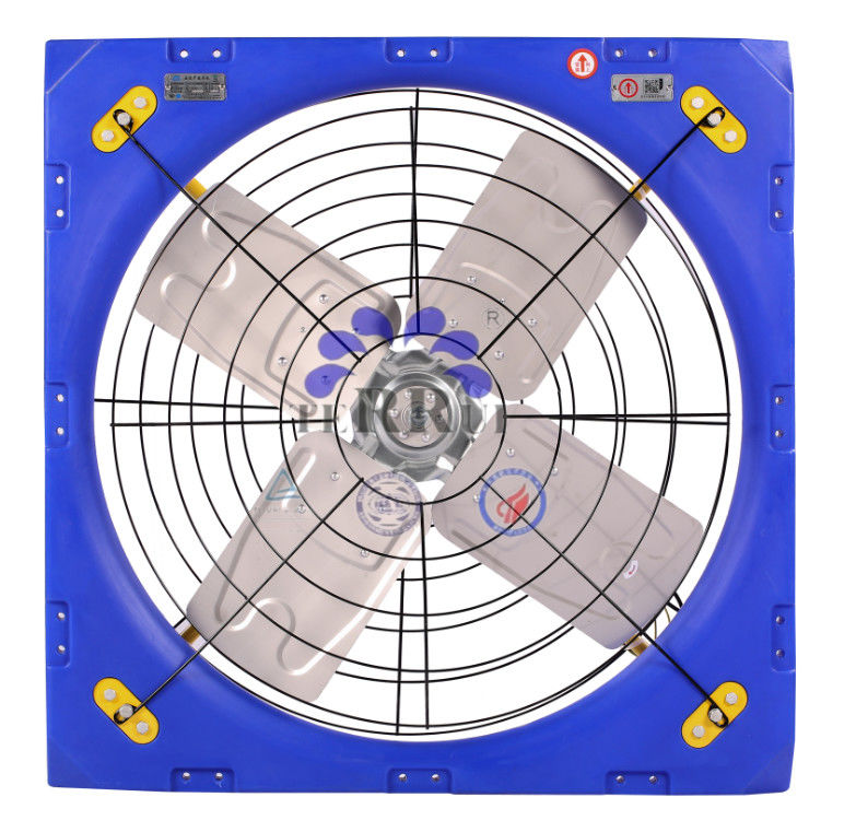 38 अधिकतम वायु प्रवाह के लिए पशुधन वेंटिलेशन वेंटिलेटर 27000m3/h और 410w इनपुट पावर