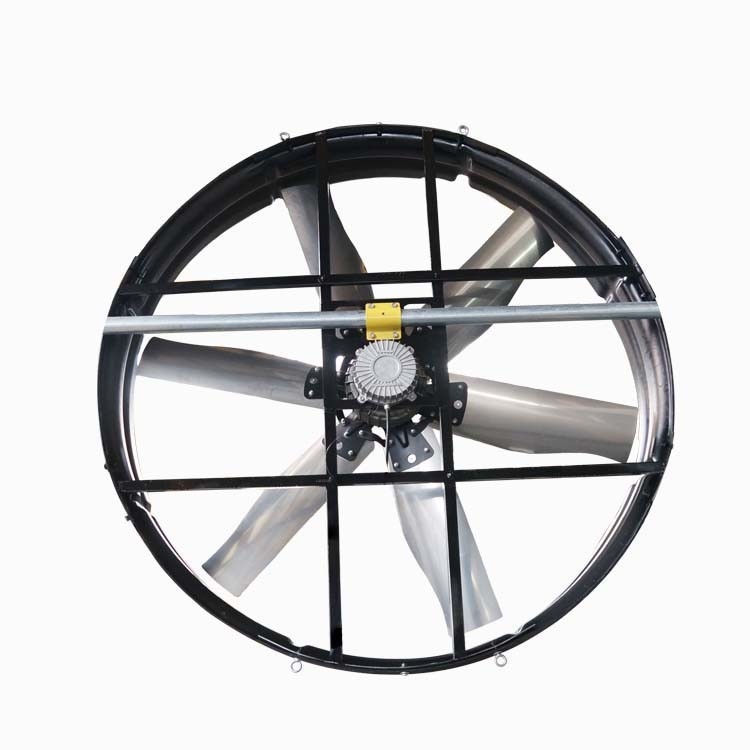 औद्योगिक निकास पंखा जिसमें 72''/1.83 मीटर पंखे के ब्लेड का व्यास और अधिकतम वायु प्रवाह 120000 घन मीटर/घंटा है