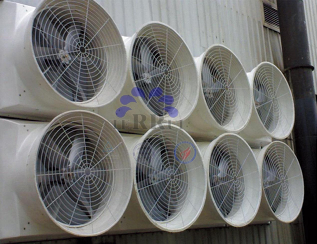 भारी शुल्क औद्योगिक निकास पंखे के साथ 48 ′′ ब्लेड 850W शक्ति और 48000m3/h अधिकतम वायु प्रवाह