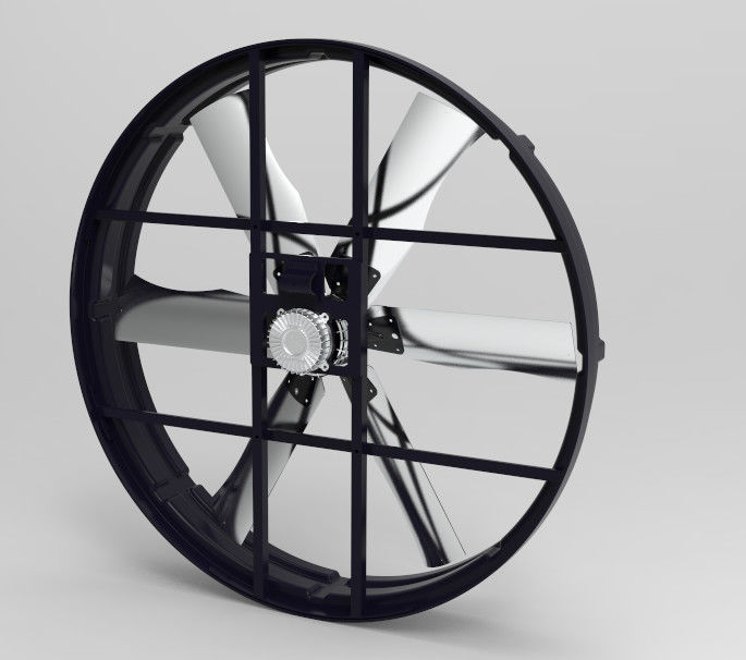 अधिकतम वायु प्रवाह 120000 m3/h और 60 m3/h क्षमता वाले औद्योगिक पैनल पंखे