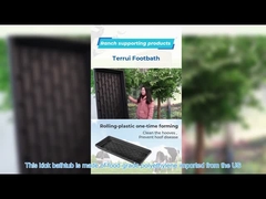 भारी शुल्क प्लास्टिक एलएलडीपीई मवेशी फुटबाथ कंटेनर भूरा रंग