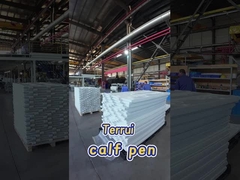 पोर्टेबल पॉलीएथिलीन बछड़ा पेन साइड पैनल अछूता और मौसम प्रतिरोधी दूध बछड़ा Hutches