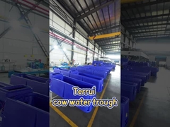 120 लीटर/31 गैल प्रति मिनट प्रवाह दर के साथ सुविधाजनक और साफ करने में आसान गाय पानी