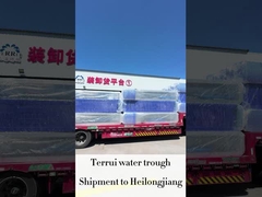 6 सेट 1800W इलेक्ट्रिक हीटिंग 260L नीला एलएलडीपीई पशुधन ऑटो पानी के साथ तापमान नियंत्रण