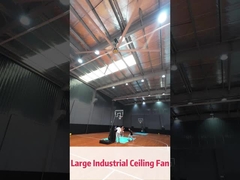 6pcs मिश्र धातु ब्लेड सामग्री 1400m2 कवर क्षेत्र और कम शोर के लिए औद्योगिक छत प्रशंसक