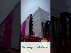 0.4hp 380-480V औद्योगिक निकास पंखे 750RPM घूर्णन गति के साथ