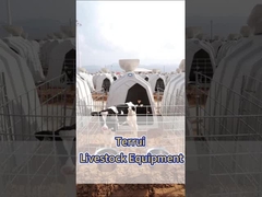 सफेद पॉलीथीन डेयरी बछड़े के बछड़े के बछड़े दूध फार्मों के लिए आवश्यक उपकरण