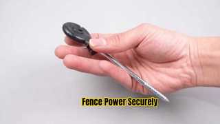 अपने खेत की बाड़ के लिए उच्च-प्रदर्शन वाले स्क्रू-इन इंसुलेटर स्थापित करना