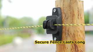 गैर-प्रवाहकीय प्लास्टिक से बने, ये इंसुलेटर कठिन कृषि वातावरण में चलने के लिए बनाए गए हैं